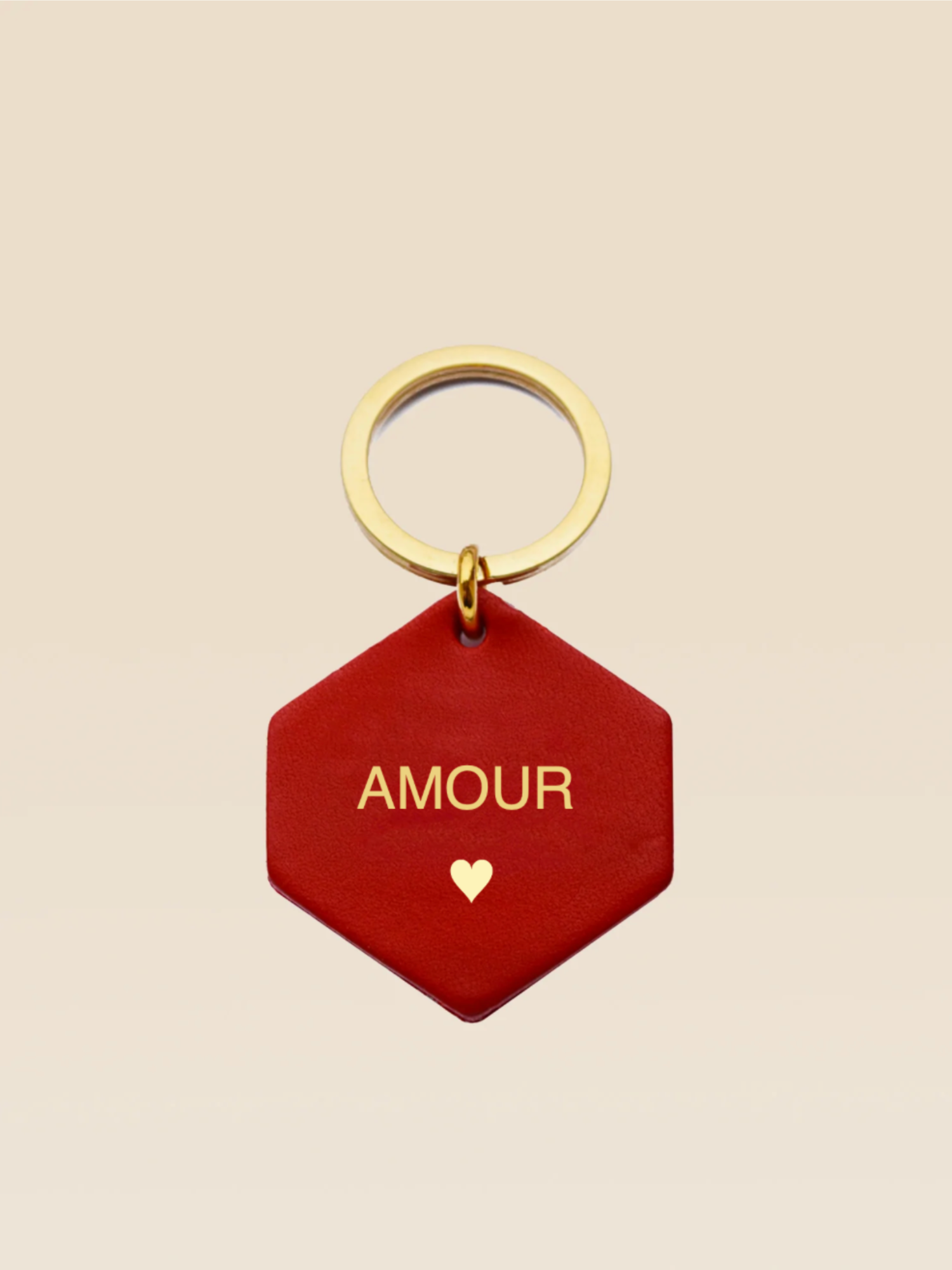 Porte-clés Personnalisable Fille Vorysum - Pendentif Cœur Avec Initiale - Cadeau Femme