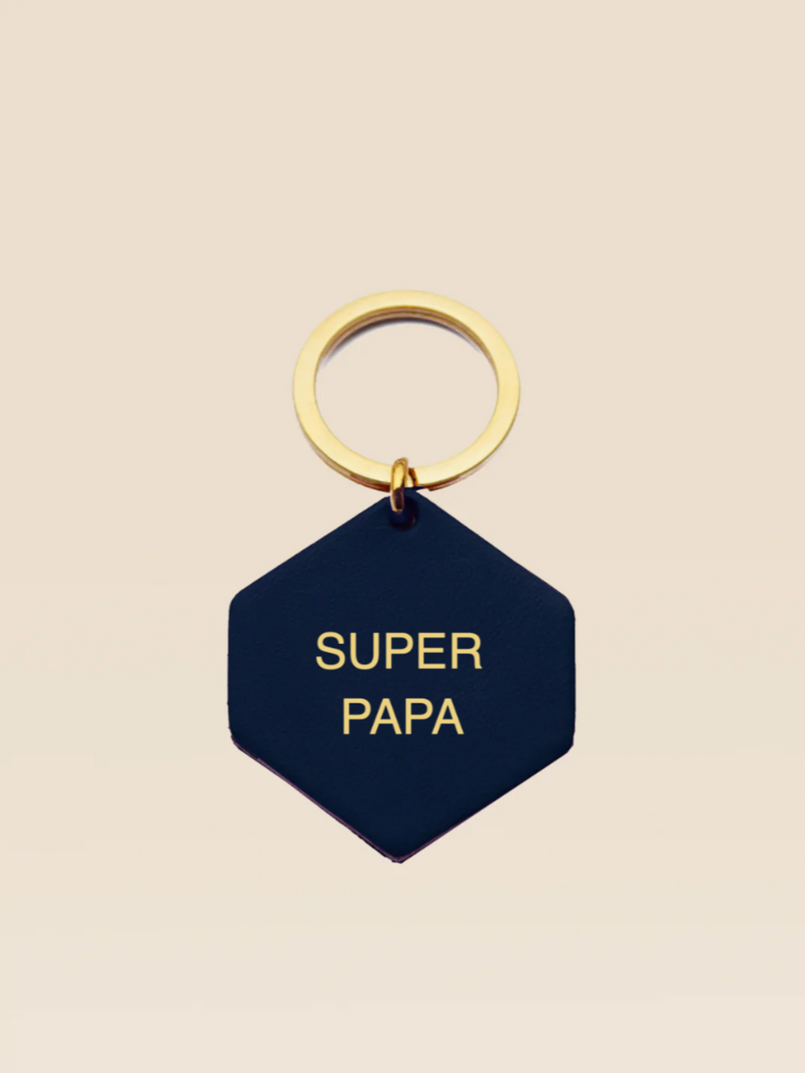 SUPER PAPA KEY RING